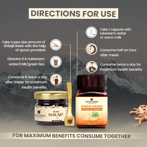 how to use shilajit