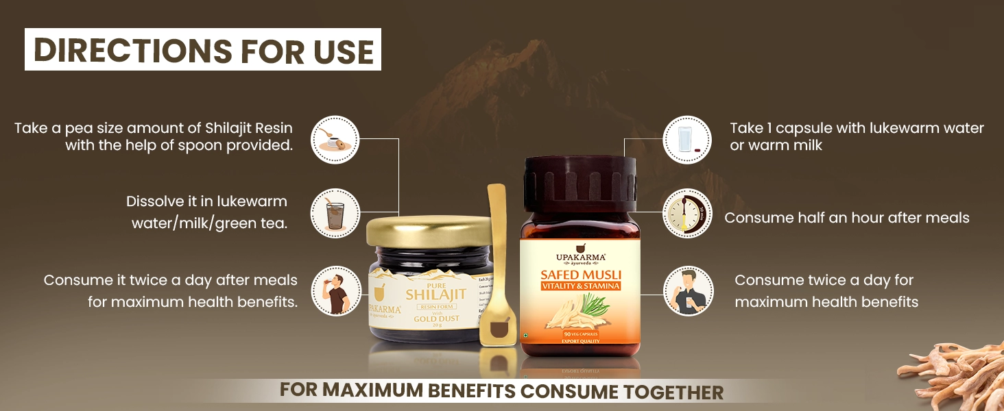 how to use shilajit gold dust