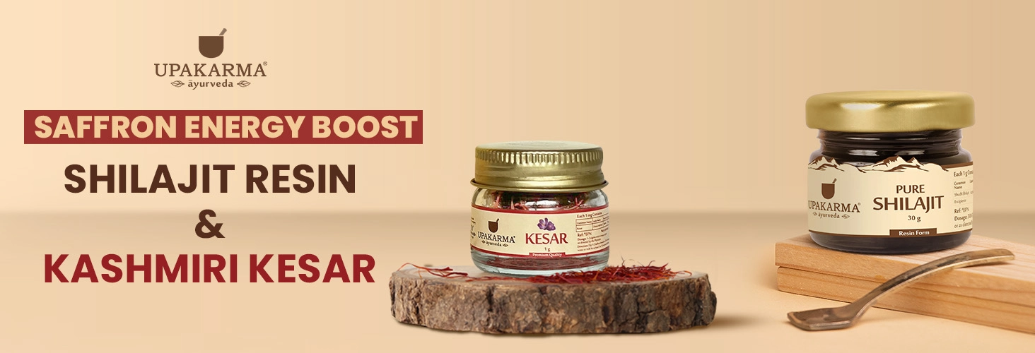combo pack of shilajit resin 10g & kesar 1g