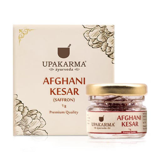 Upakarma Pure, Natural, Finest A+ Grade Afghani Kesar/Saffron 1g - Nourish your Skin