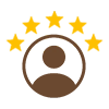 5 star rating