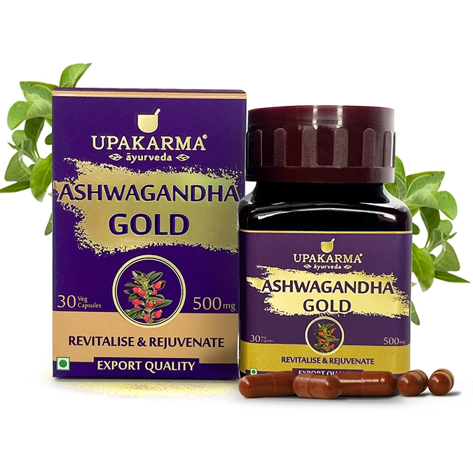 Upakarma Ashwagandha Gold 30 Capsules