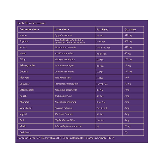 Upakarma Ayurveda SugaHope Juice | 16 Ayurvedic Herbs like Karela, Jamun, Gudmar, Neem, Giloy & Amla | Supports Healthy Blood Sugar Levels | 1L Herbal Juice - Image 3